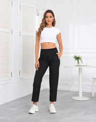 HDE travel pants zipper pockets closeup for secure keys and cards
