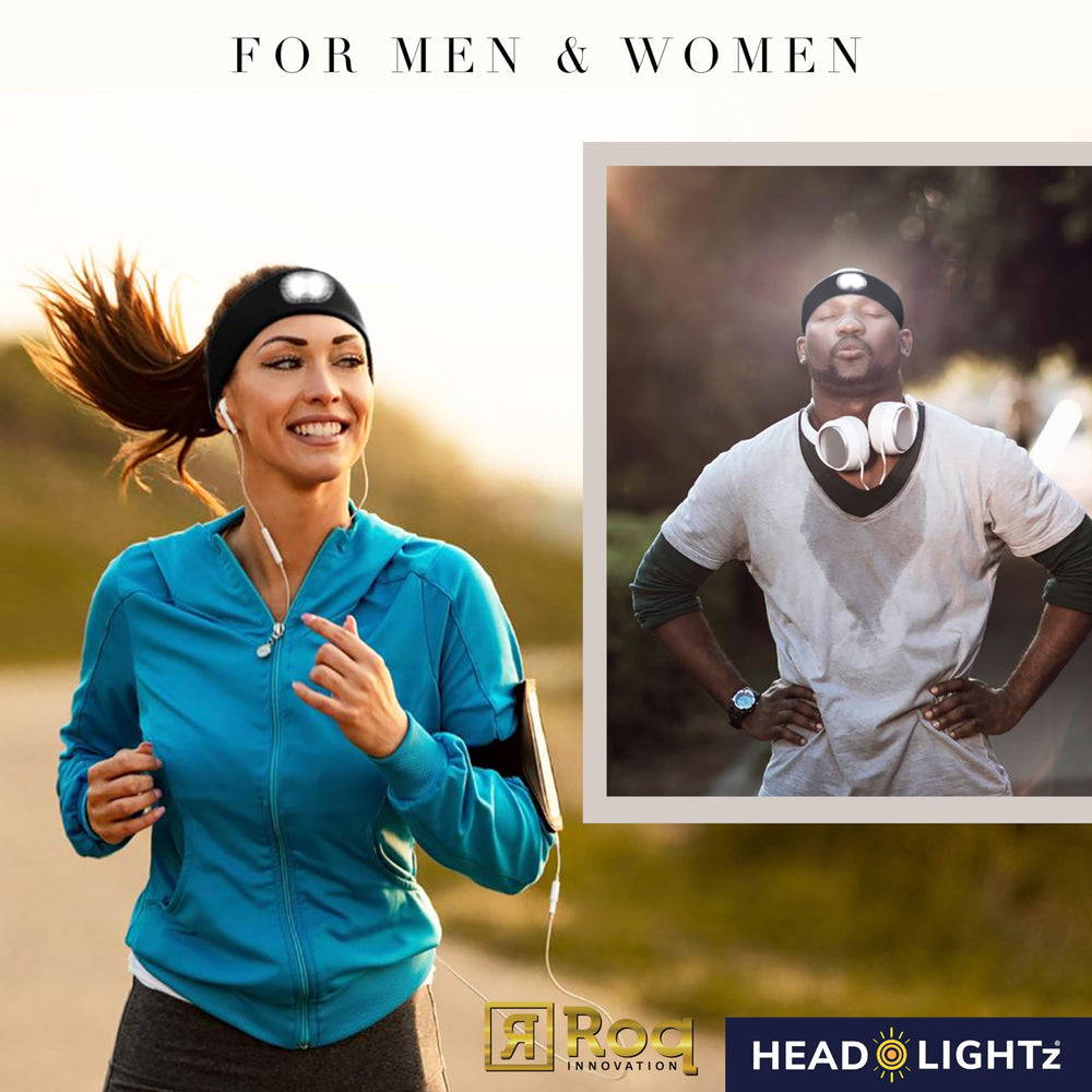 HEAD LIGHTZ dog-walking night illumination for safer evening strolls.