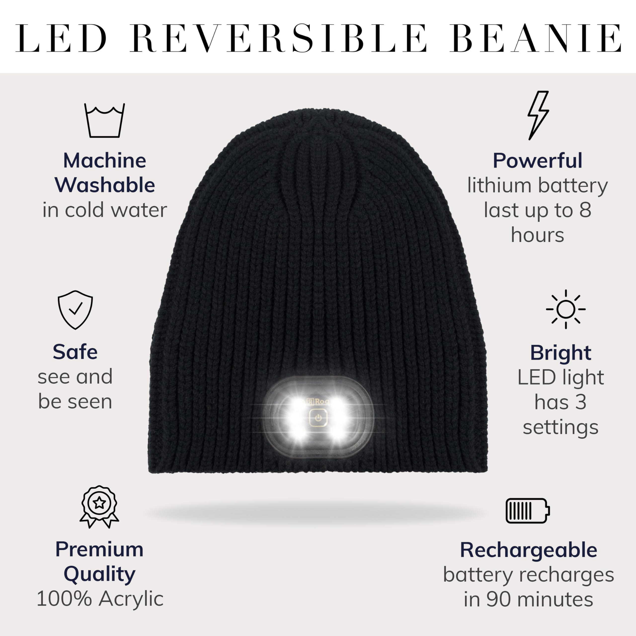 HEAD LIGHTZ plain-side wear highlights versatile, everyday style with warmth.
