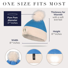 HEAD LIGHTZ Beanie for dog walks at dusk with integrated LED light.