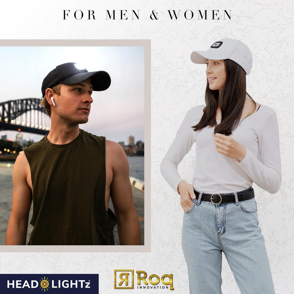 Head Lightz cap charging via USB for quick brightness