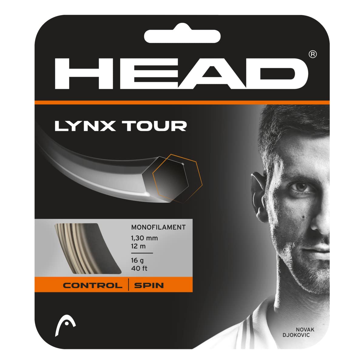 HEAD Lynx Tour string 40-foot set enhances control and spin for advanced players.