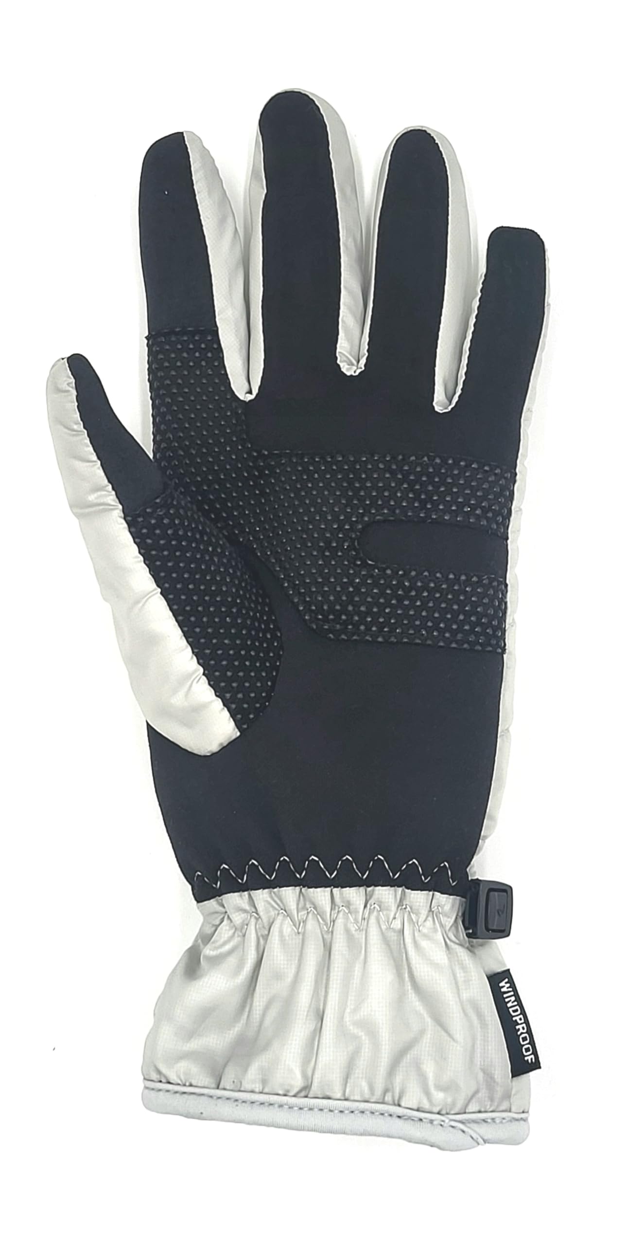 HEAD white medium size gloves displaying breathable comfort and flexibility