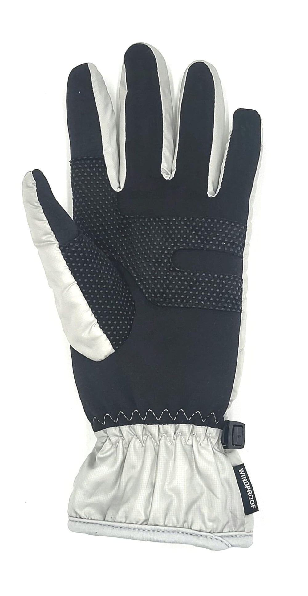 HEAD white medium size gloves displaying breathable comfort and flexibility