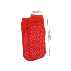 Healeved mid-calf thermal socks provide extra warmth for long outdoor sessions.
