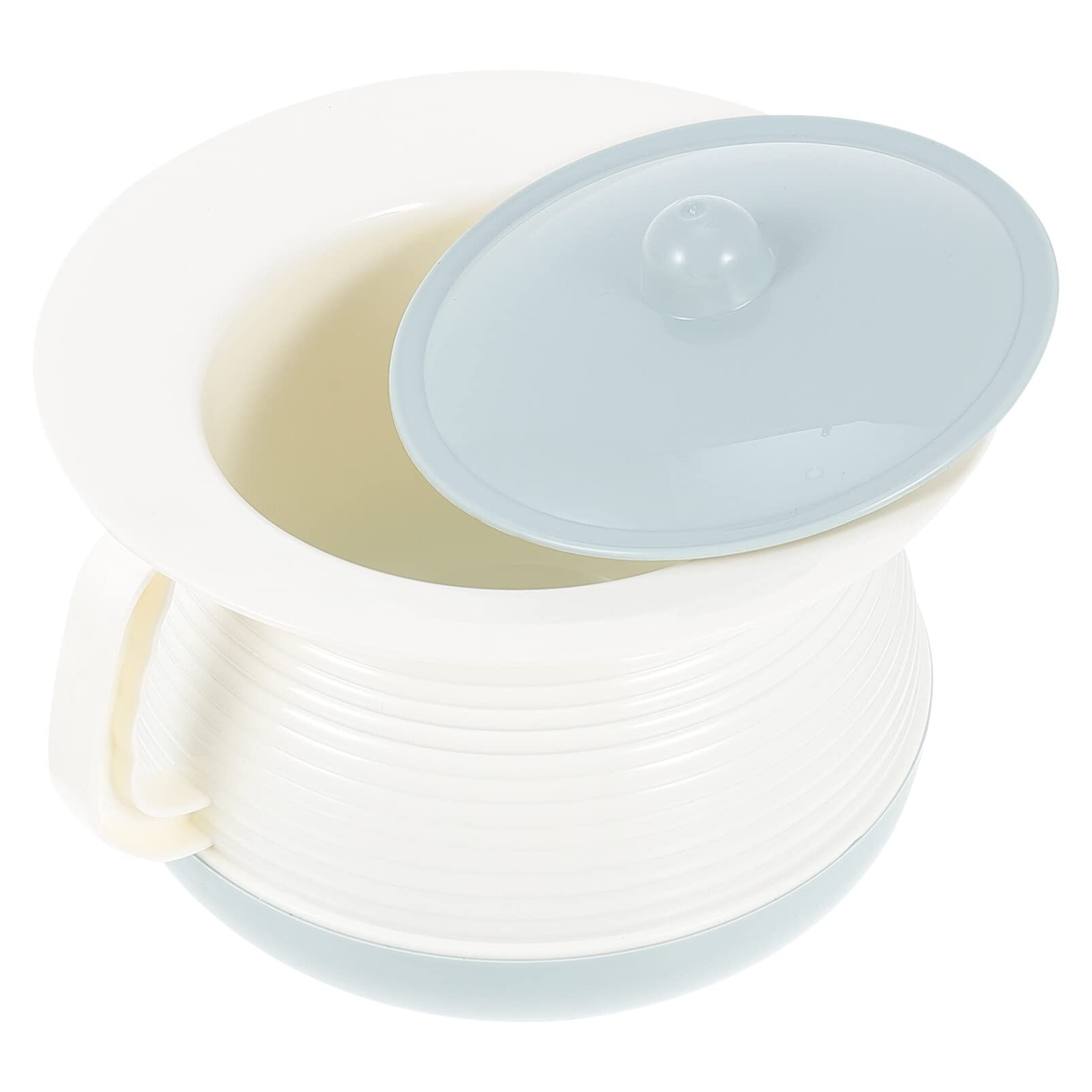 Healifty chamber pot with lid highlights secure seal for odor control.