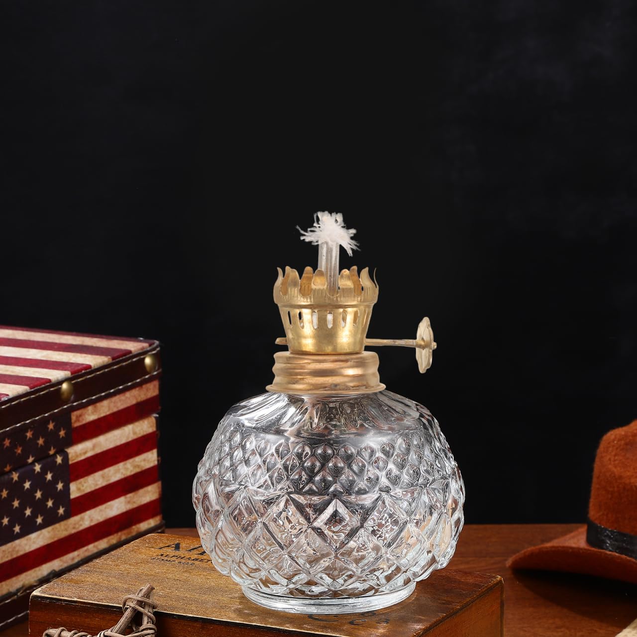 Healifty compact kerosene lamp fitting saves space.