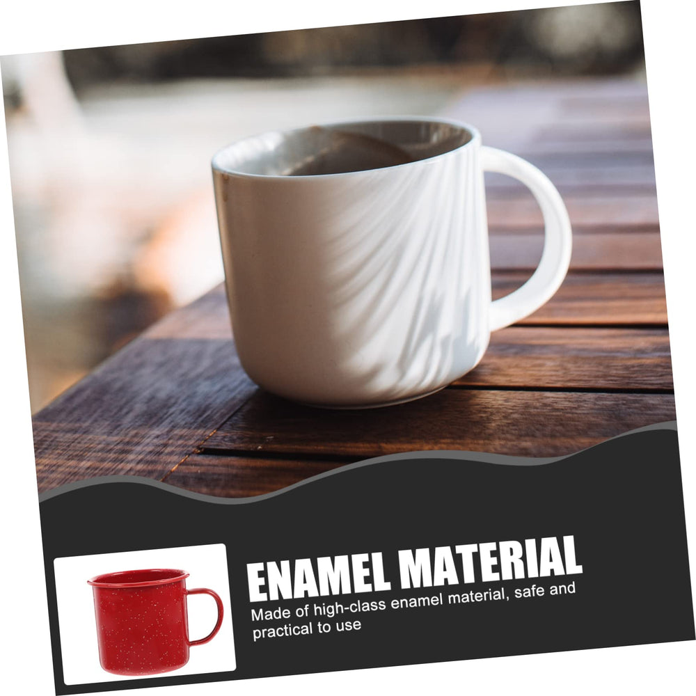 Healifty enamel mug easy to clean after outdoor meals
