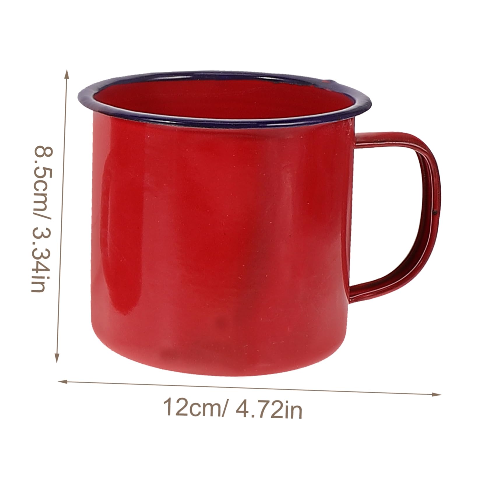 Healifty enamel mug 240ml ideal for daily office coffee.
