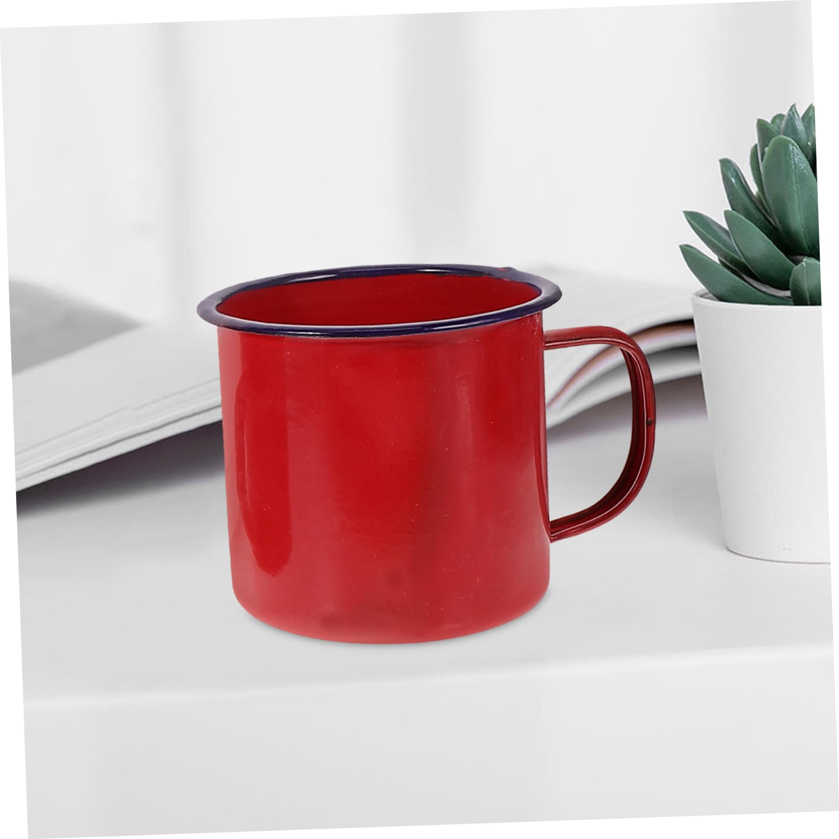 Healifty enamel mug 500ml large capacity for hot drinks by campfire.