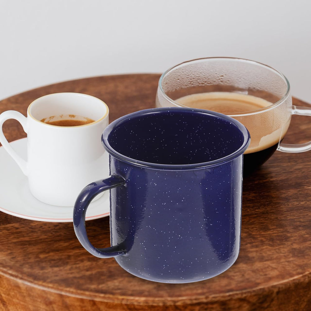 Healifty enamel mug thoughtful gift option for outdoor enthusiasts