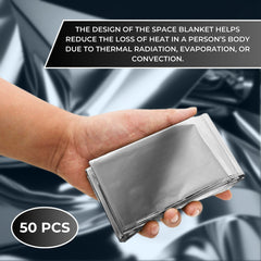 HealthyLine reflective foil shields rain and wind in emergencies.