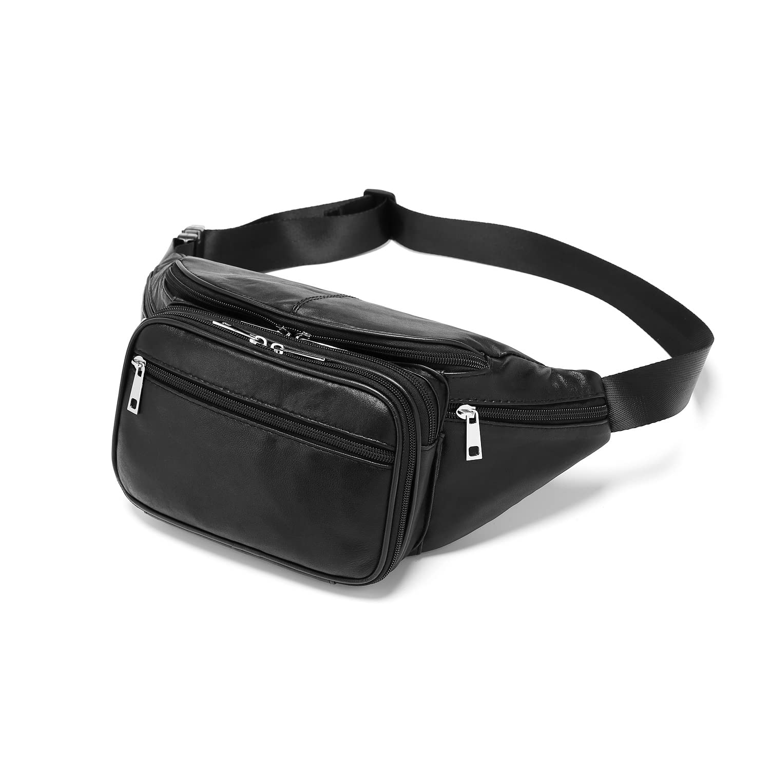 Hearty Trendy leather waist pack card slots and ID holder for quick card access