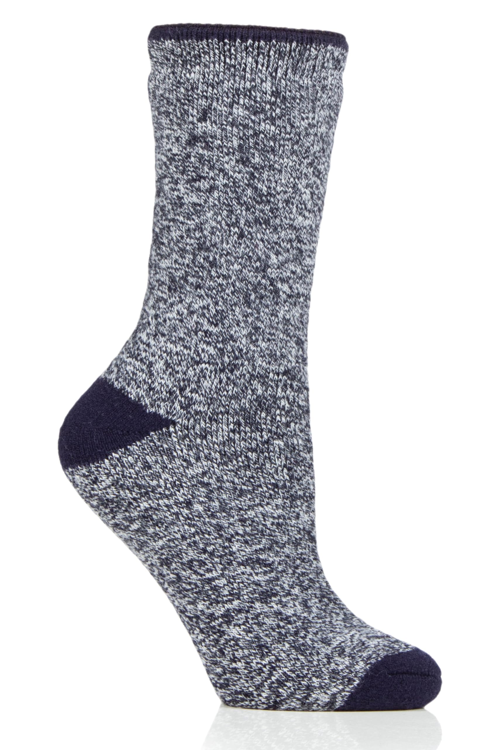 HEAT HOLDERS Women's Viola Lite Twist Crew Socks offer cozy cabin and home comfort