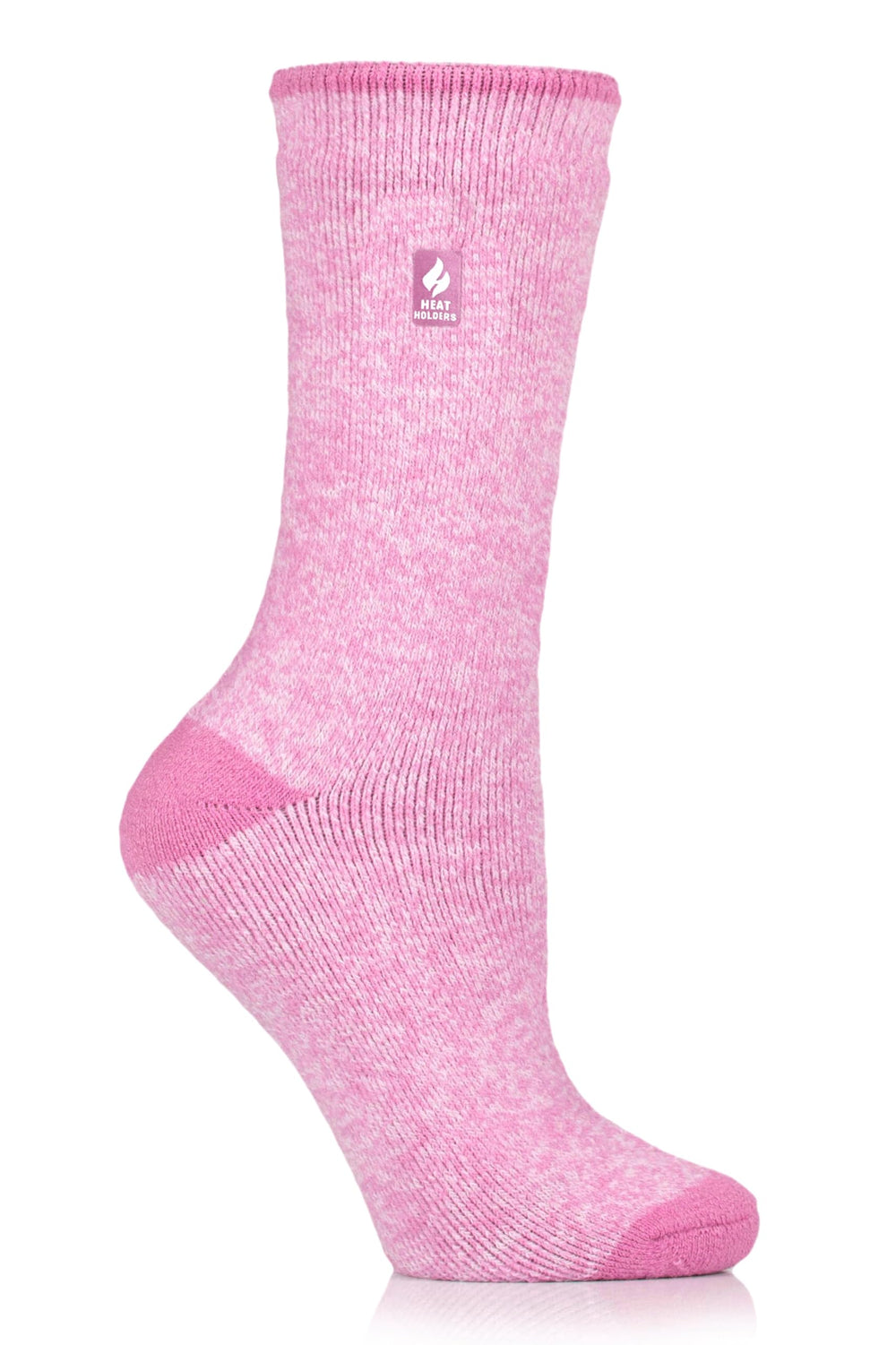 HEAT HOLDERS Women's Viola Lite Twist Crew Socks are five times warmer than basic cotton socks