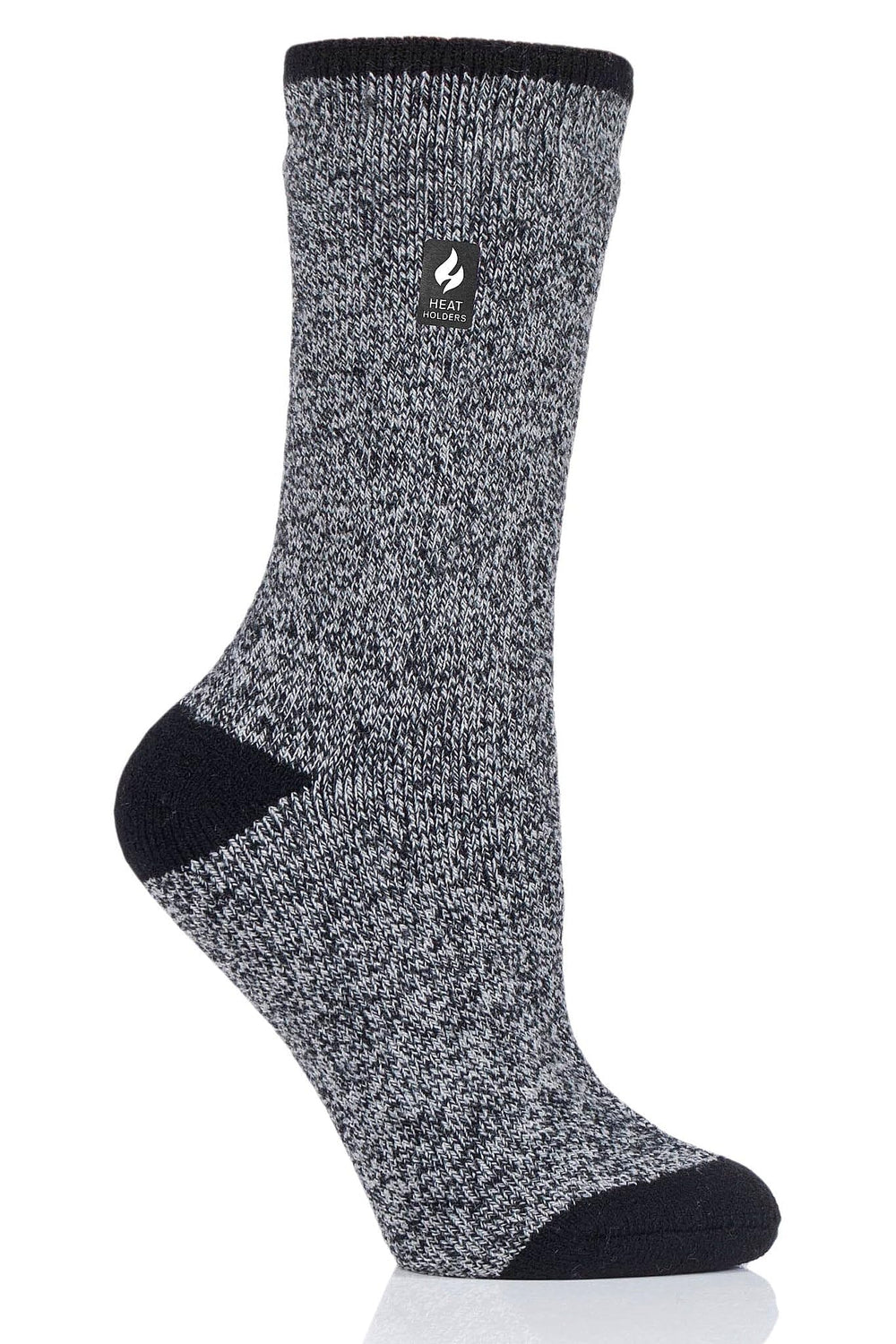 HEAT HOLDERS Women's Viola Lite Twist Crew Socks show warmth for cold outdoor days