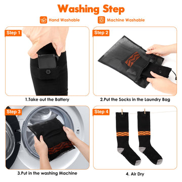 Heat Nice socks ideal for skiing and hiking warmth.