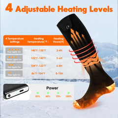 Heat Nice washable heated socks designed for easy washing.