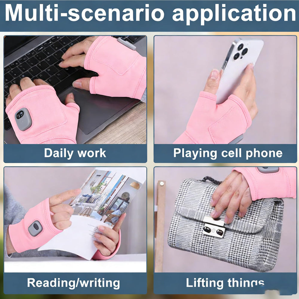 360 heating technology visible on heated gloves for even warmth