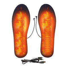 Heated insoles showcase uniform heating technology for steady warmth on cold hikes.