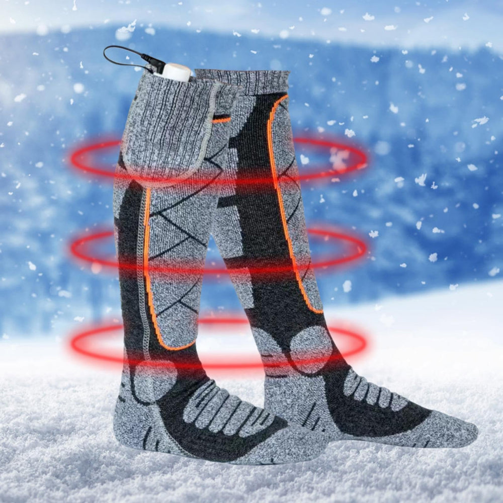 Visible heating elements provide noticeable warmth in cold conditions