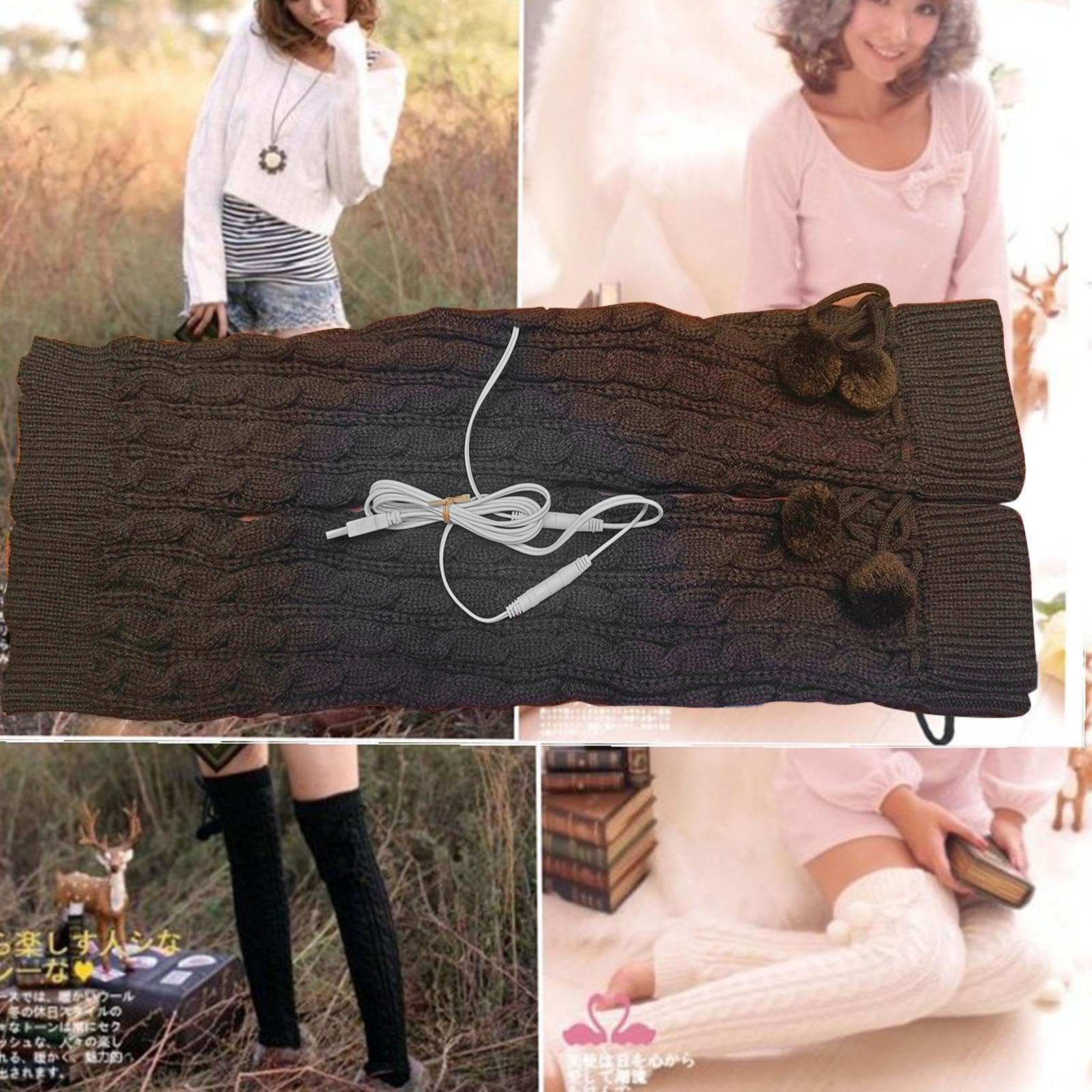 Heated Socks knit fabric detail emphasizing soft comfort and durability