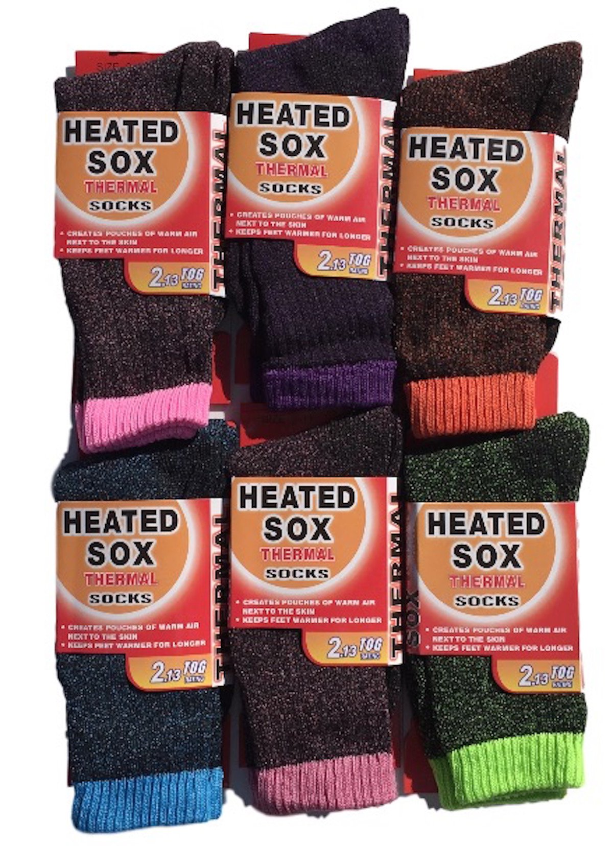 Heated Sox machine washable design for easy care and odor control