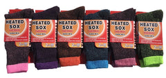 Heated Sox women's thermal socks close-up plush lining for warmth
