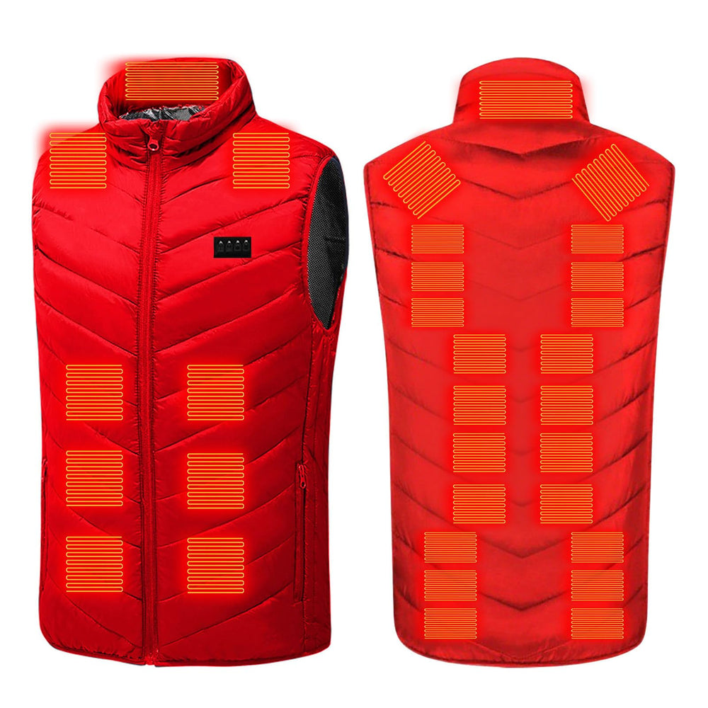Heated Vest control panel with four settings for versatile warmth.
