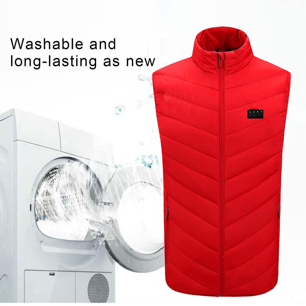 Heated Vest suitable for spring and winter temperature shifts.