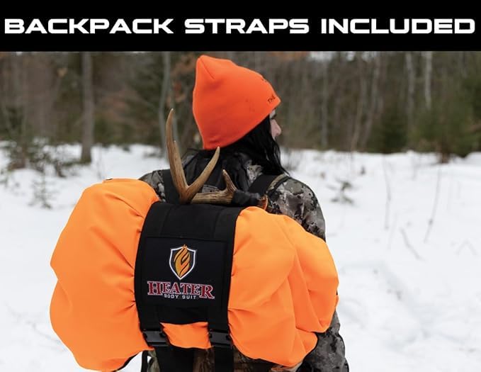 Heater Body Suit Xtreme safety harness slot supports secure stand setup