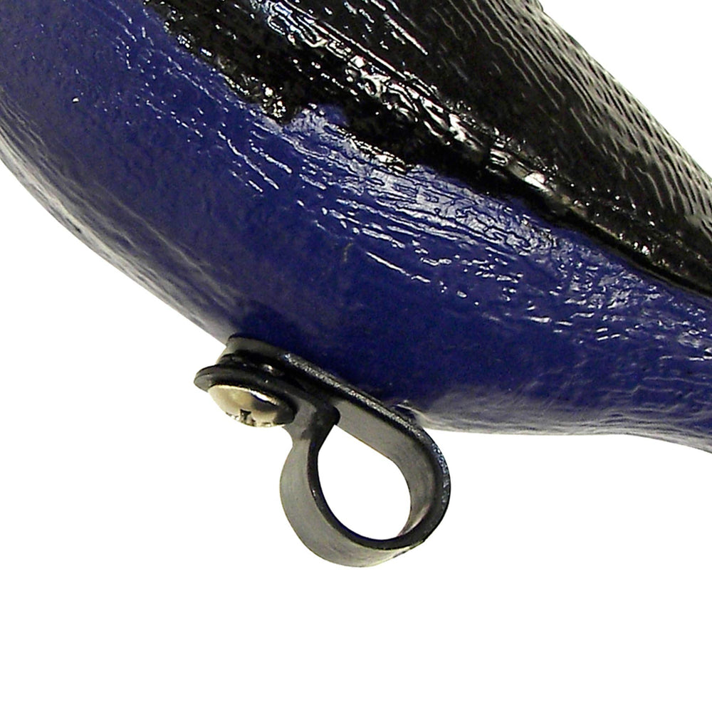 Decoy positioned to attract Purple Martins to housing site