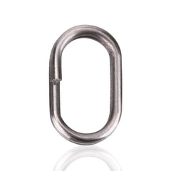 Rustproof stainless steel oval split rings for fishing and keys