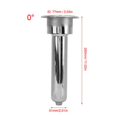 Universal stainless steel rod cup holder suitable for yachts and ships