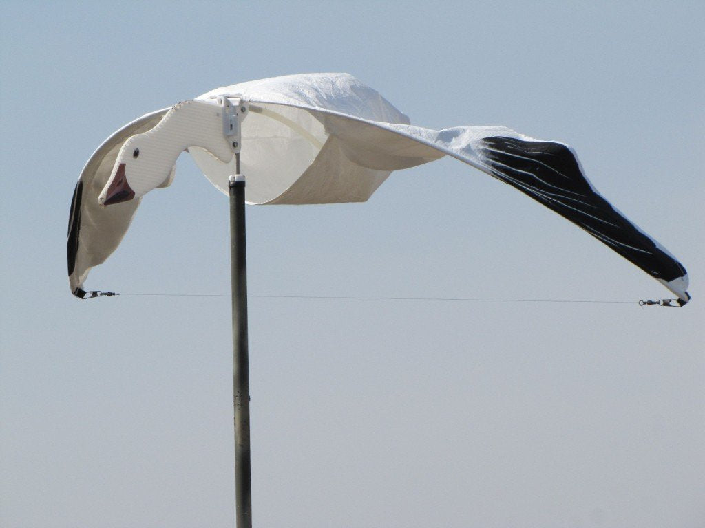 Heavy Hauler Goose Motion Decoy Tyvek material for rugged field durability and lifelike motion.