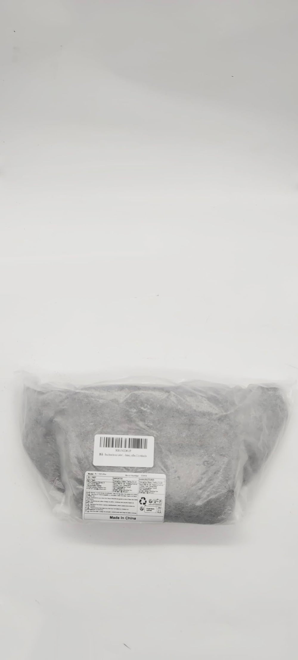 Hebetag leather fanny pack material cowhide close-up conveys warm tactile leather texture