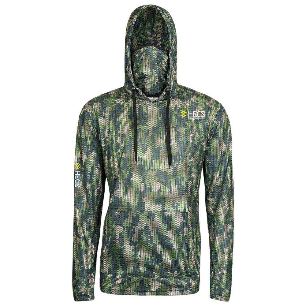 HECS HECStyle Stealth Hoodie face cover deploy for concealed deer stalking