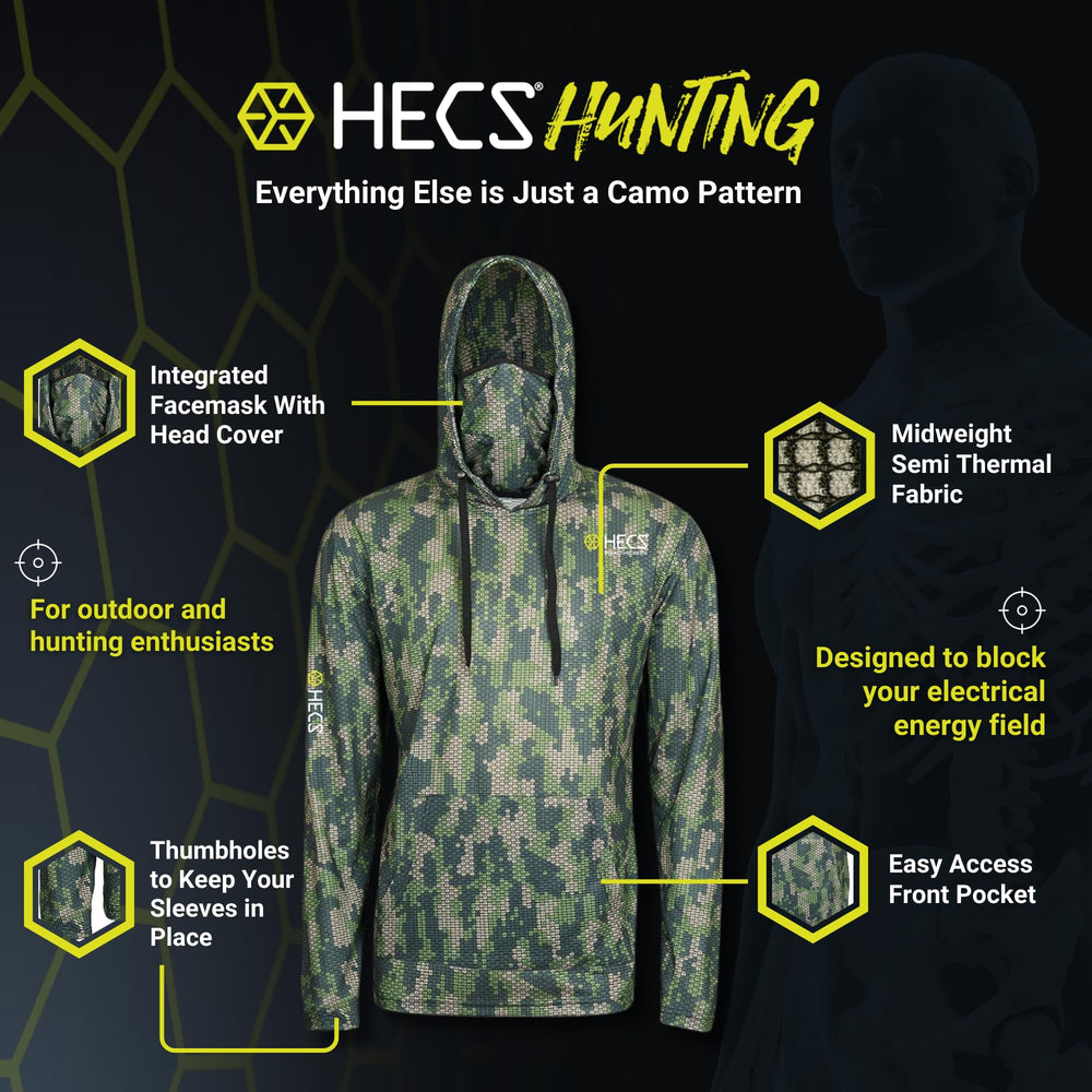 HECS HECStyle Stealth Hoodie integrated face mask for adaptable concealment