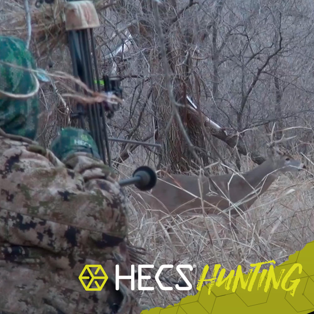 HECS HECStyle Stealth Hoodie green color enhances woodland camouflage
