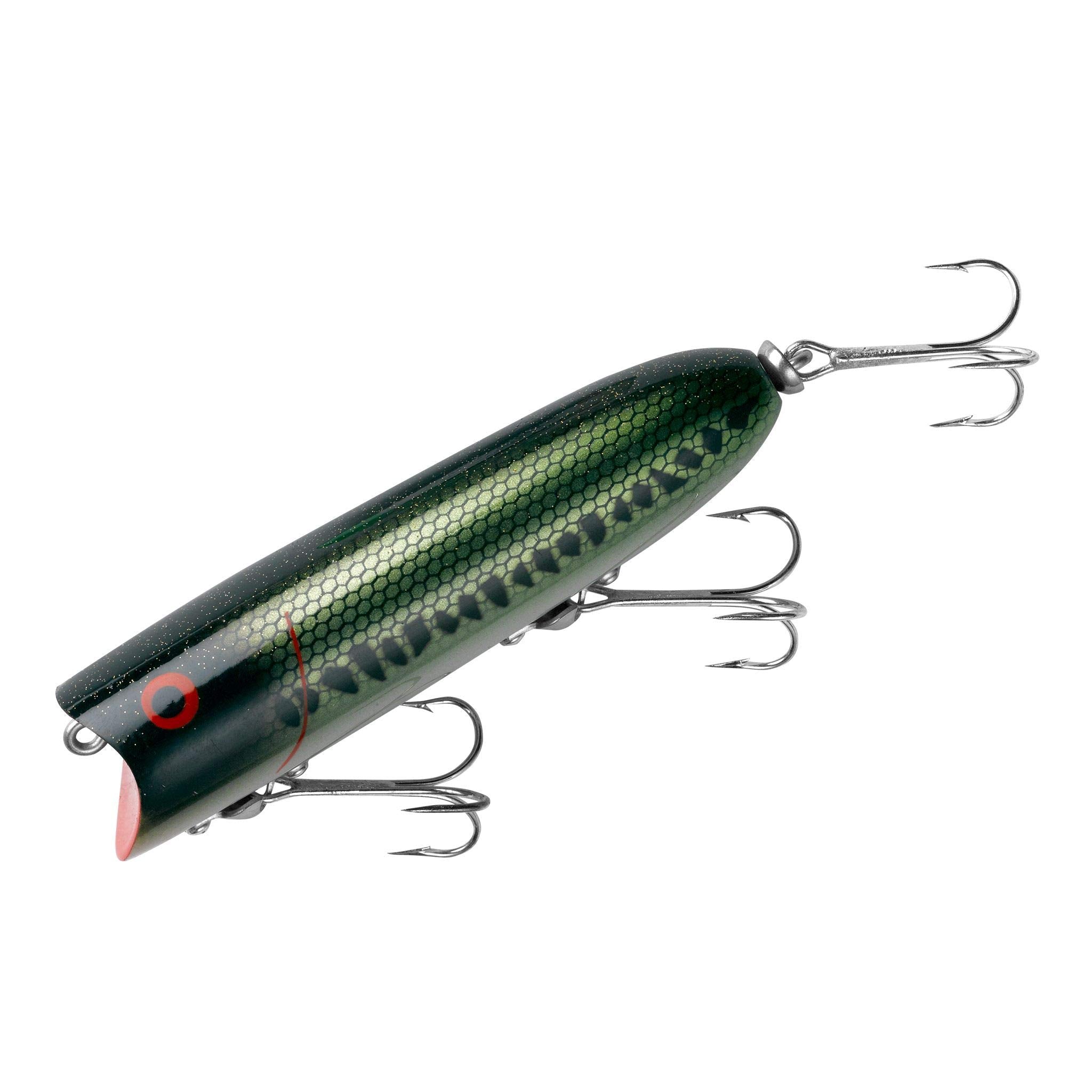 Heddon Lucky 13 topwater lure for explosive surface strikes