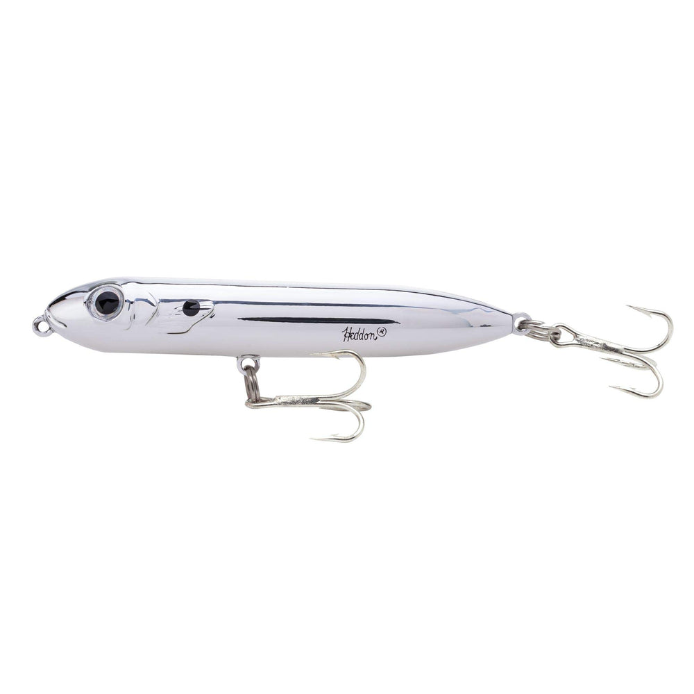 Heddon Saltwater Super Spook XT 5-inch plug nickel lure for big inshore species