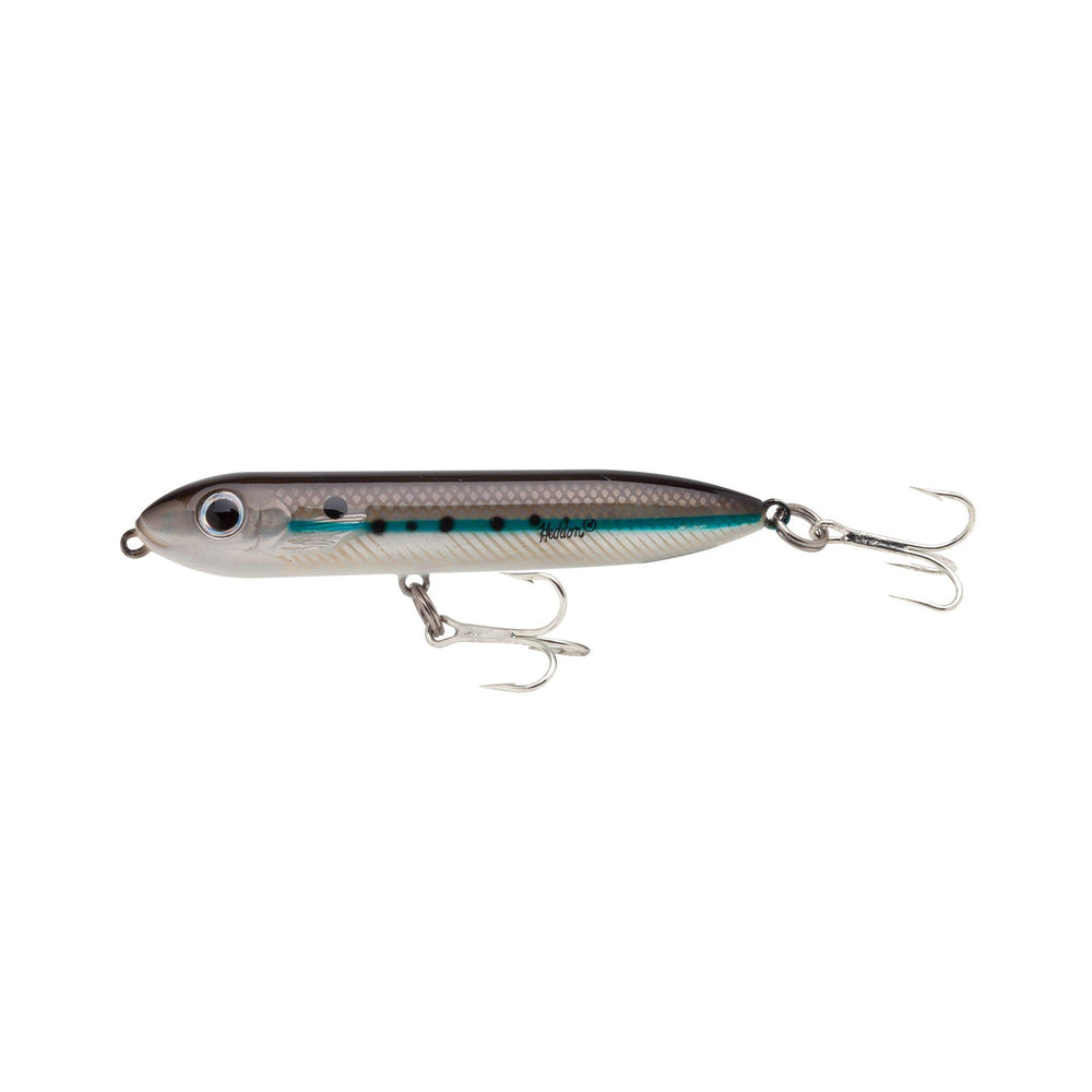 Heddon Saltwater Super Spook XT lure in Silver Mullet for powerful saltwater action.