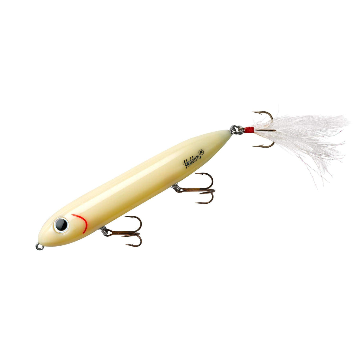 Heddon Super Spook Bone 5 inch lure – front view