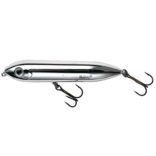 Heddon Super Spook Jr. close-up hooks show strong hardware for tough catches.