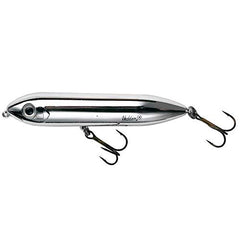 Heddon Super Spook Jr. close-up hooks show strong hardware for tough catches.