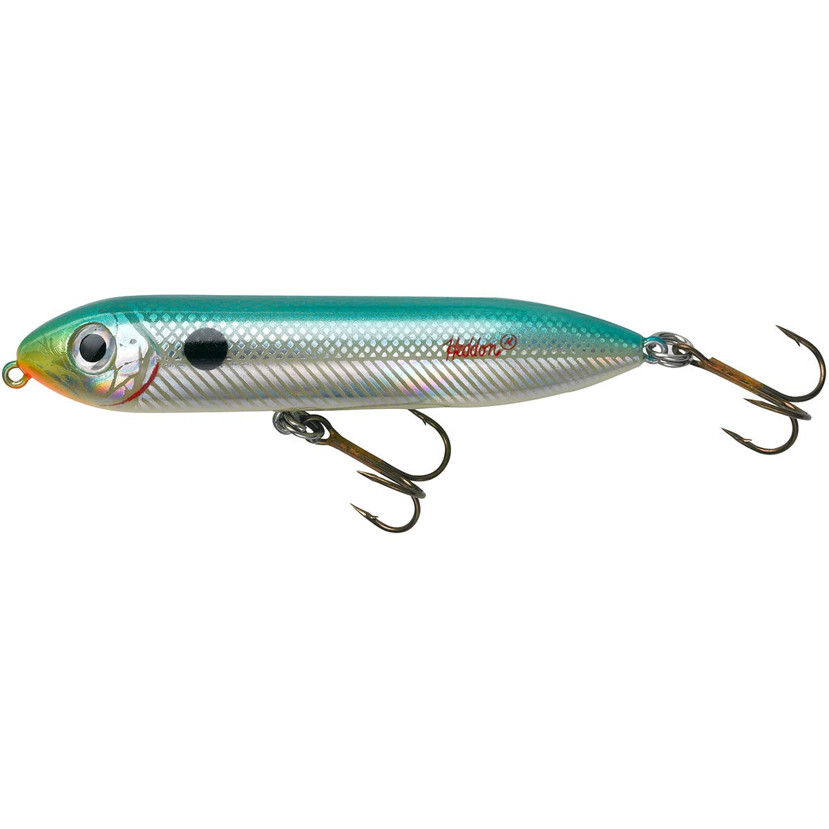 Heddon Super Spook Jr Lake Fork Shad color for lifelike topwater action.