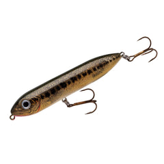 Heddon Super Spook Jr topwater lure in action for explosive strikes