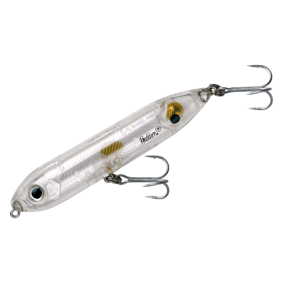 Heddon Super Spook Jr in action on the surface, topwater action draws strikes.