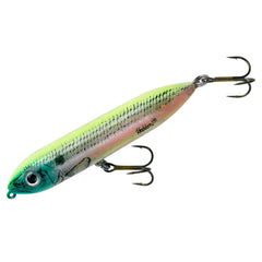 Heddon Super Spook Jr in Okie Shad, topwater lure ready for action.
