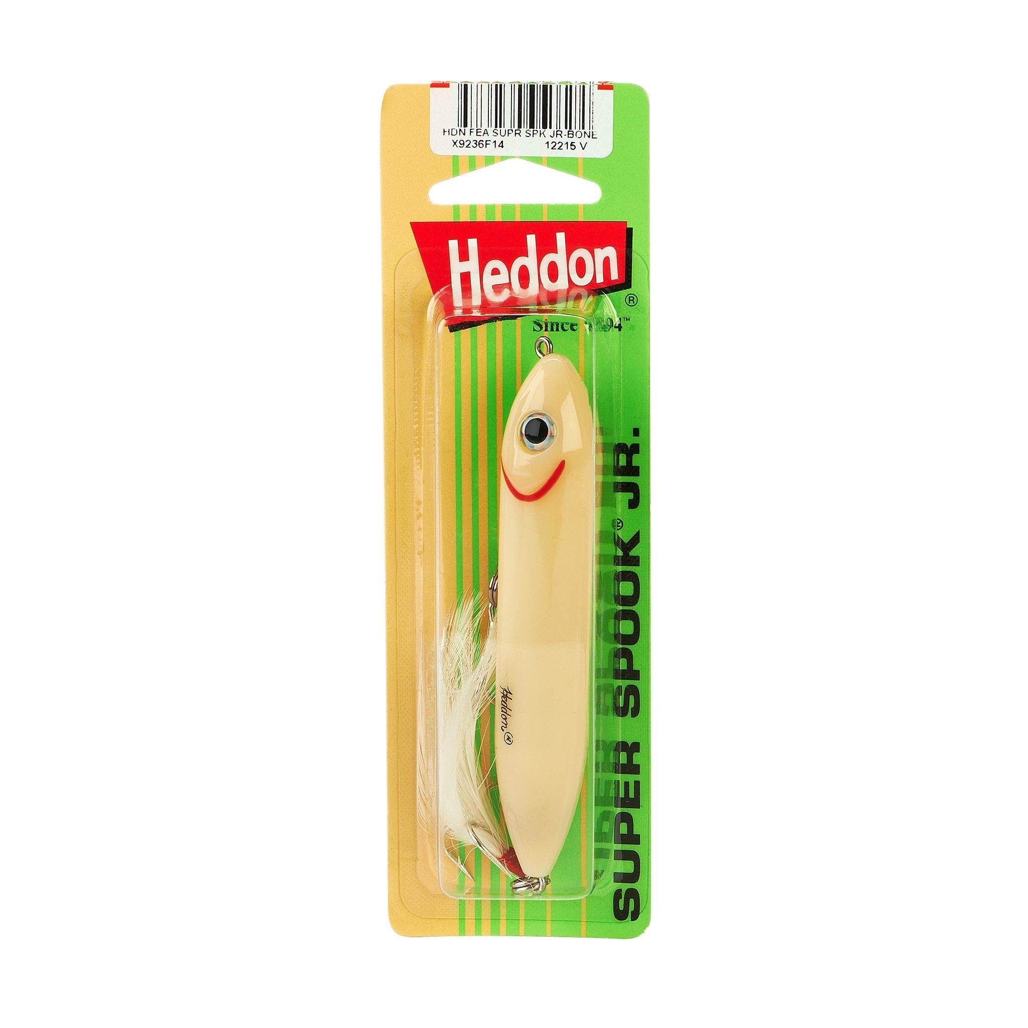 Heddon Super Spook Topwater Lure Bone color - side view